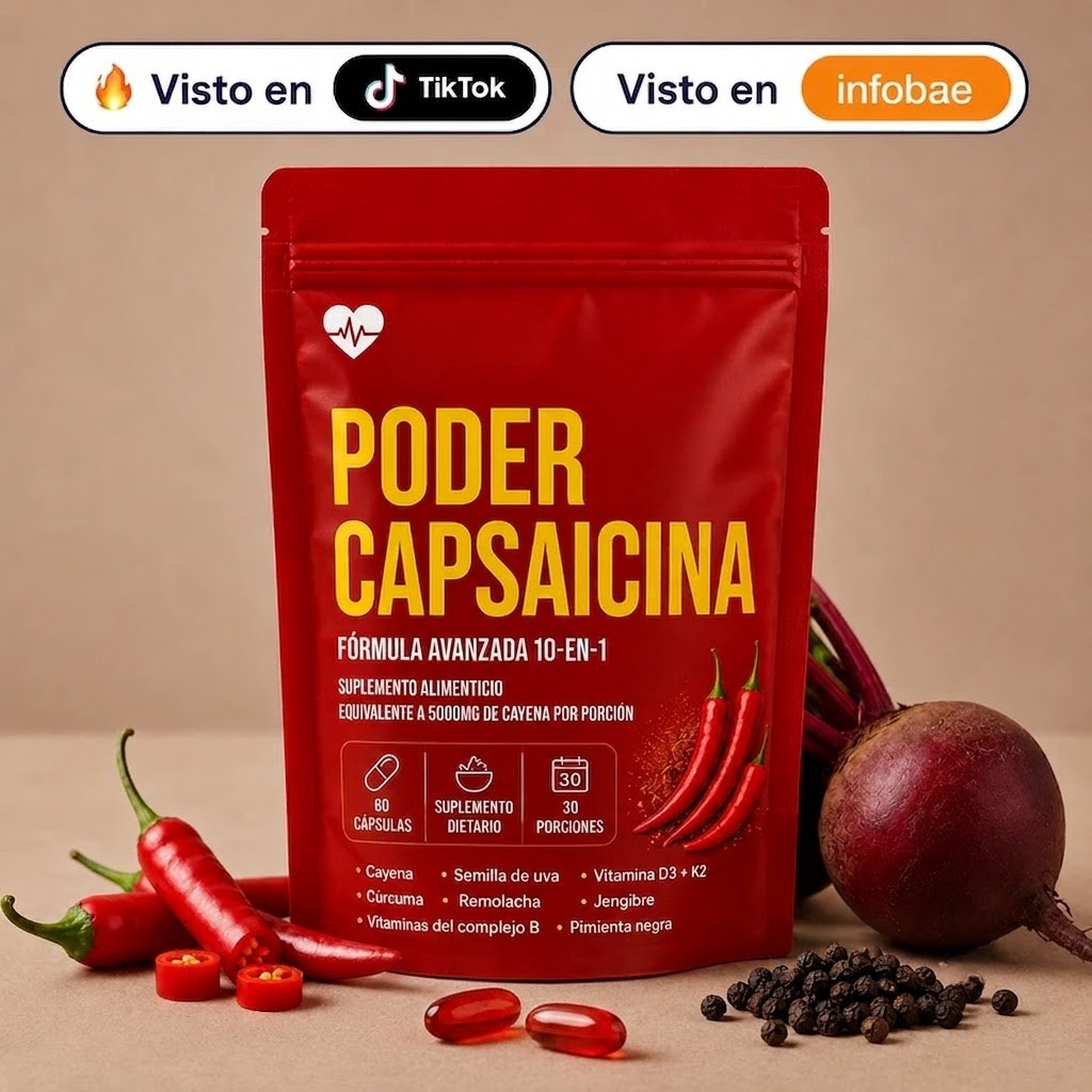 Poder Capsaicina® — Terminá con la mala circulación. Sentite vivo de nuevo.