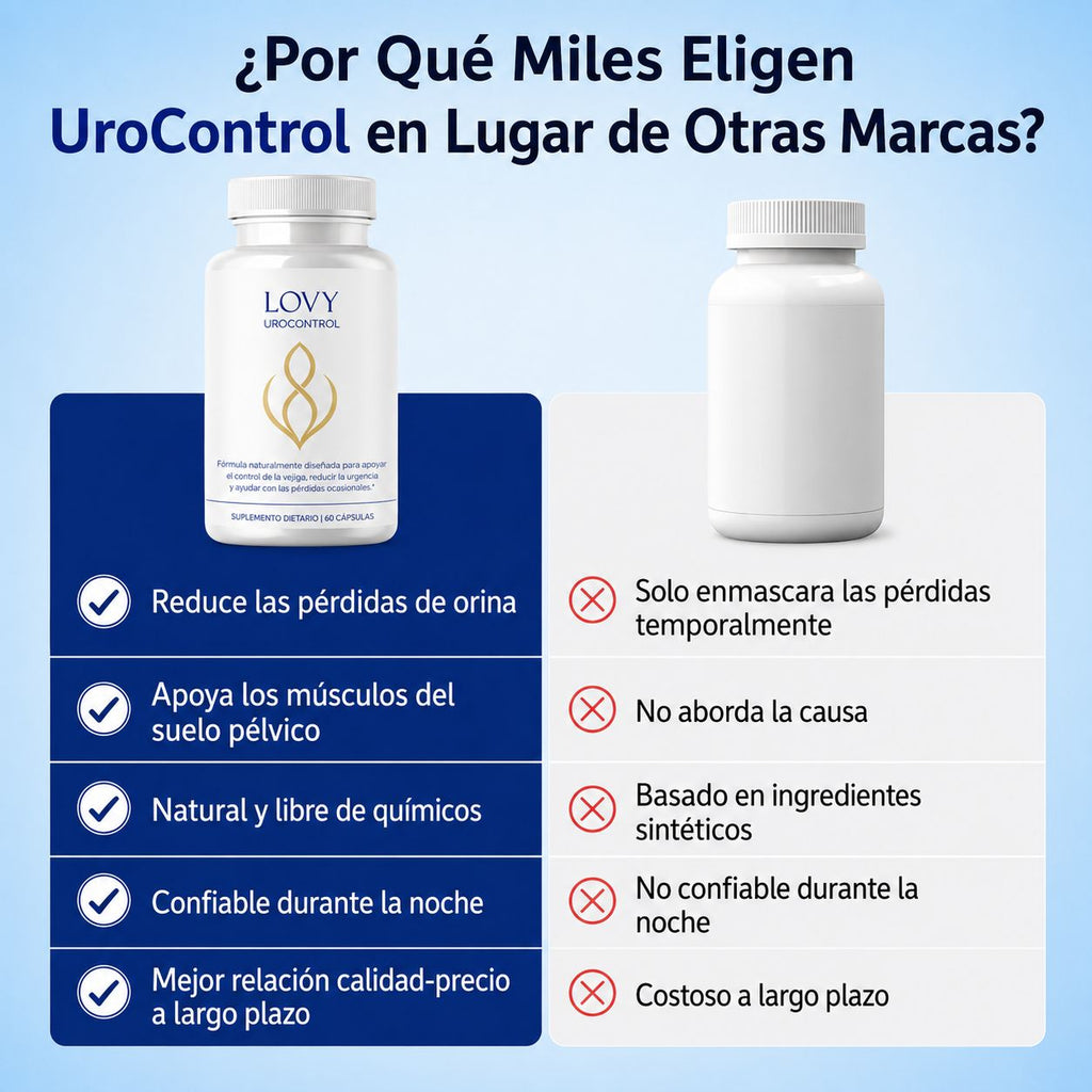 LOVY® UroControl — Dejá de Correr al Baño. Viví sin Urgencias.